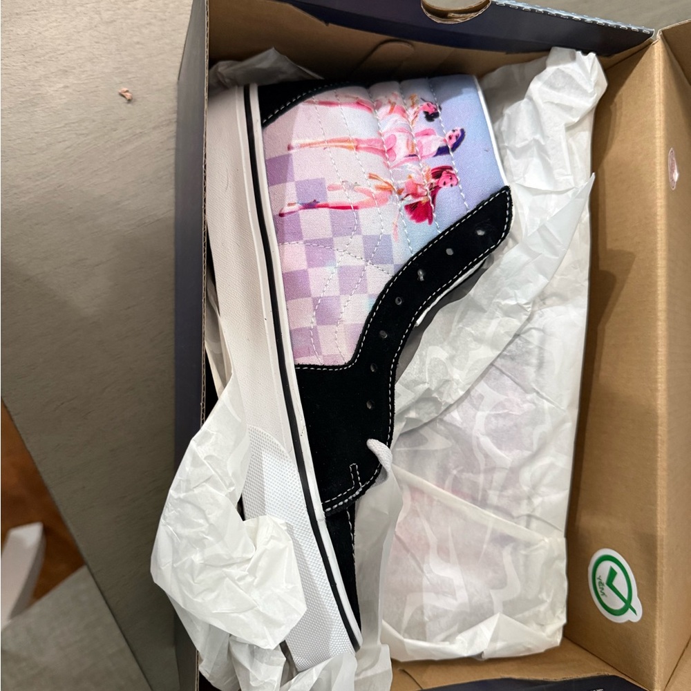 Vans SK8-Hi Black and Purple Sneakers